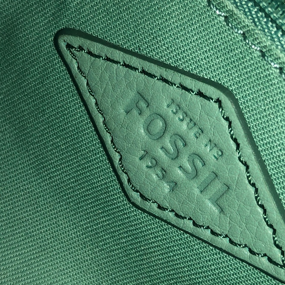 Fossil Fringe Drawstring Crossbody - Sage / Mint Green - Picture 7 of 11